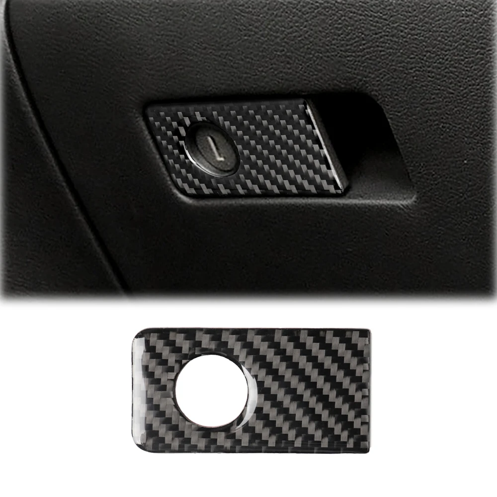 

For Infiniti Q50 2014-2022 Co-pilot Handle Storage Box Decoration Cover Sticker Decal Trim Car Interior Accessories Carbon Fiber