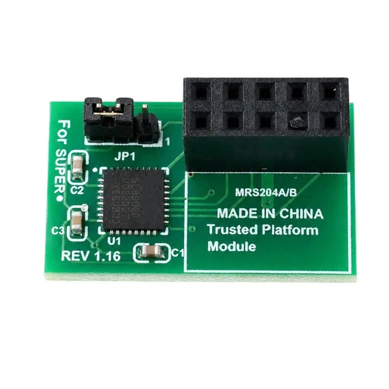 Фото PHFU-For Supermicro AOM для модуля безопасности TPM 2.0, 10-контактный SPI-модуль, процессор 9670H 9670V, модуль TP M 2.0 №1