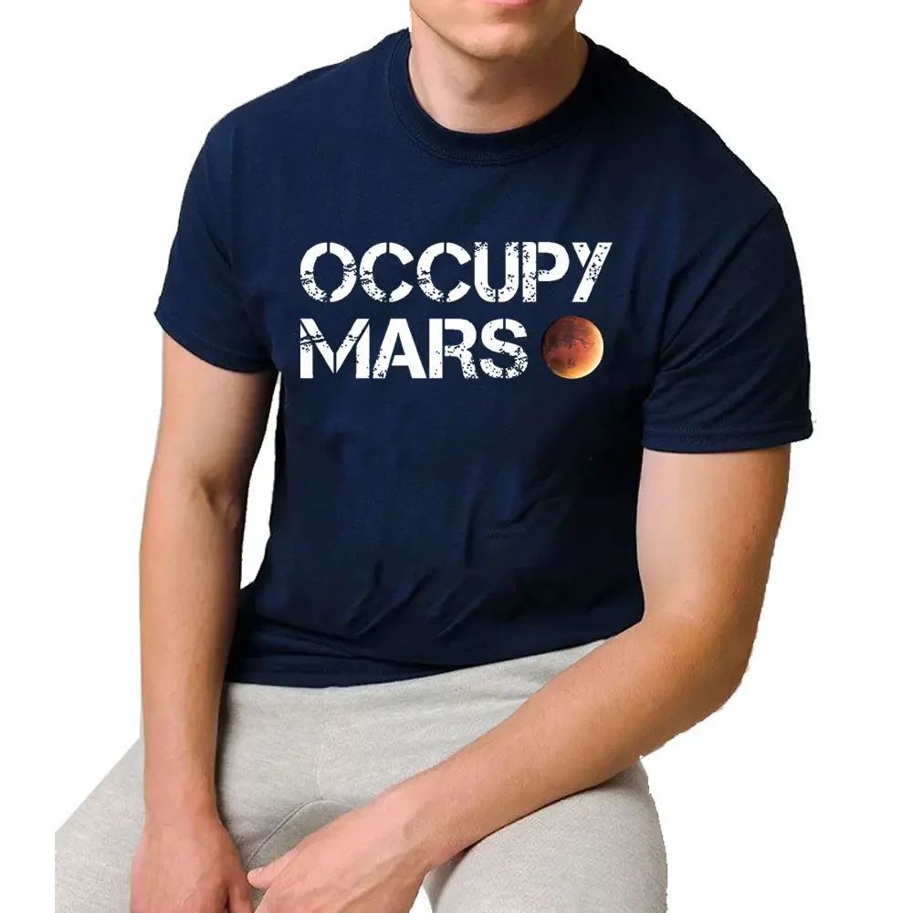 Футболка Occupy Mars Astronomy Space Explorer Rocket Science OCCUPY MARS As Worn By Elon Musk Забавная футболка Илон Марс Рубашка (art.: 3920ca29fa4a4) - 3920ca29fa4a4