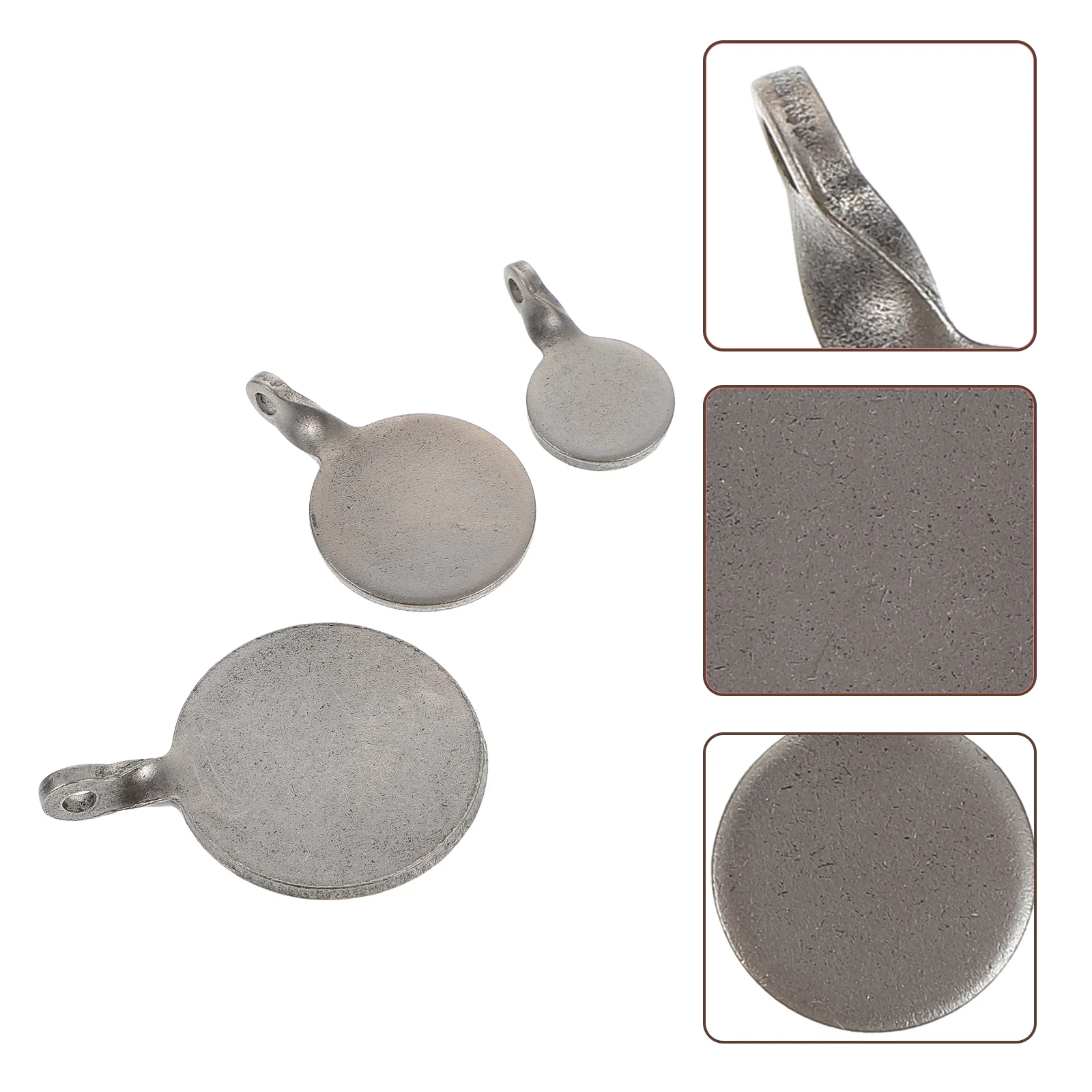 

3 Pcs Bullseye Water Bomb Target Shooting Multi-purpose The Tree Outdoor Stainless Steel Hanging Practicing