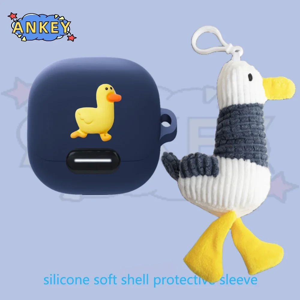 Чехол для Anker SoundCore Liberty 4 NC Силиконовые чехлы Liberty4NC уточные наушники Мягкий