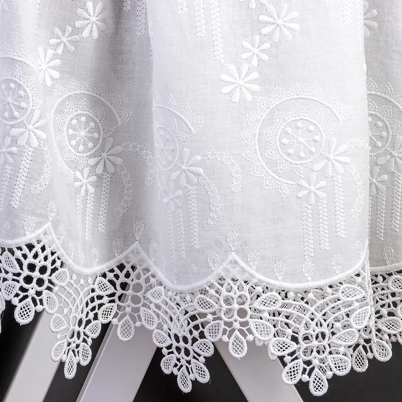 Белая полая кружевная ткань с вышивкой 100% хлопок свадебное платье модная одежда