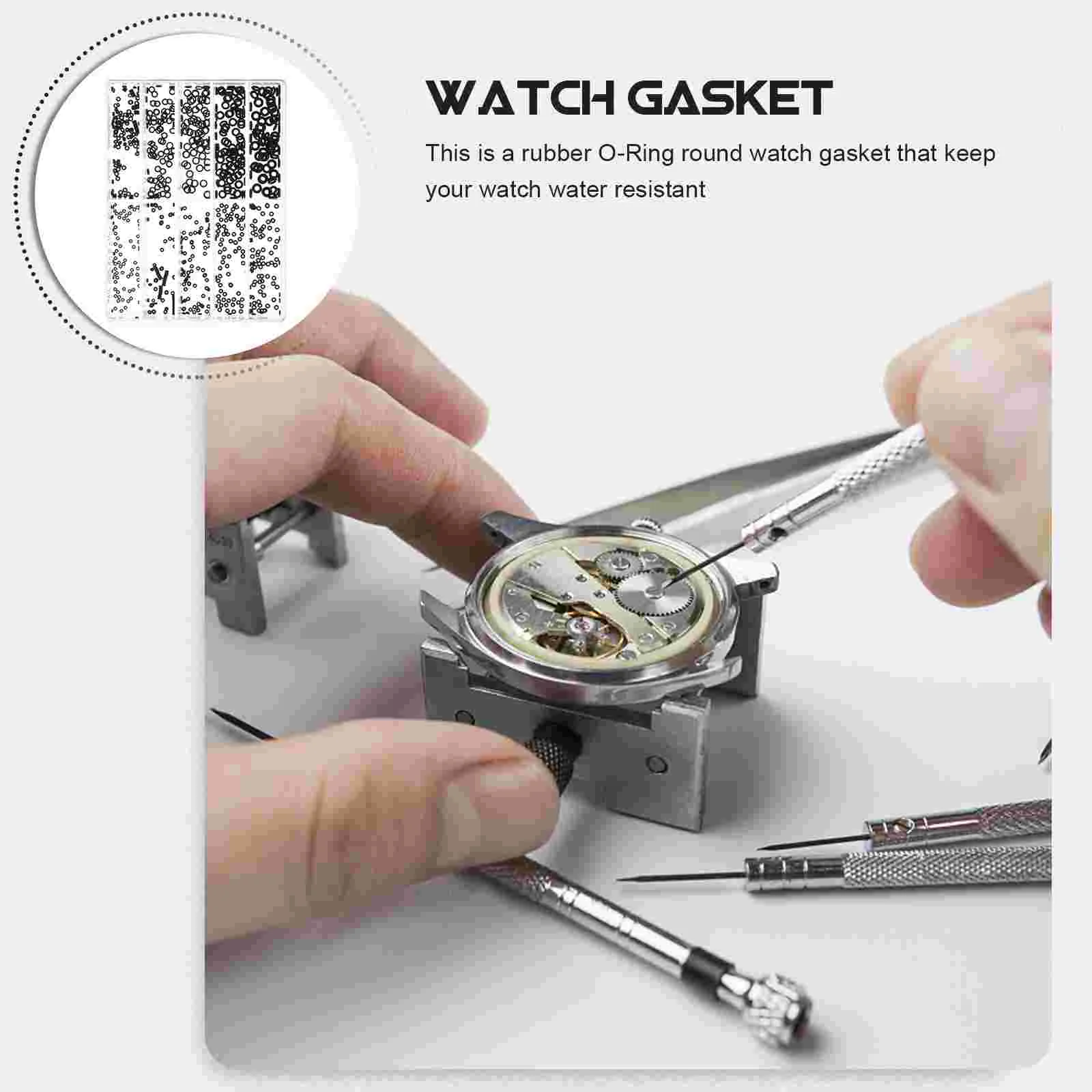 Watch Parts Seal Ring Suit Watch Back Seal Washers Rubber Ring Ring Watch O-ring Watch Back Washers Seal Gaskets Watch