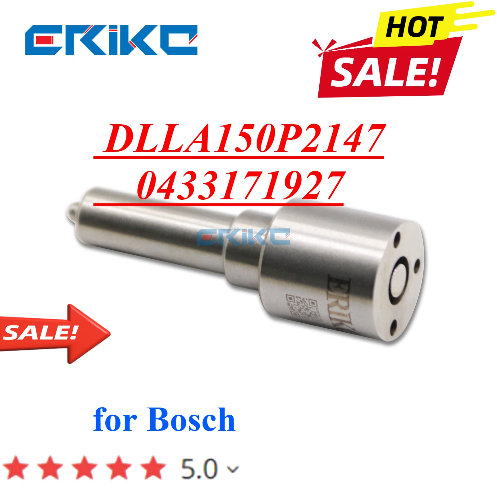 DLLA151P1504 0433171927 Форсунка для дизельного инжектора с общей топливной магистралью DLLA