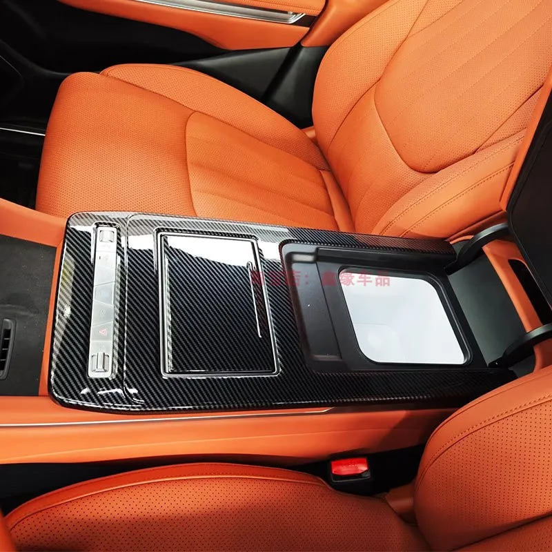 Фото Для BYD Tang L DMP/DMI/EV Atto 8, модификация интерьера, декоративная рамка, чашка для воды, воздуховыпускное отверстие, центральная панель управления №2