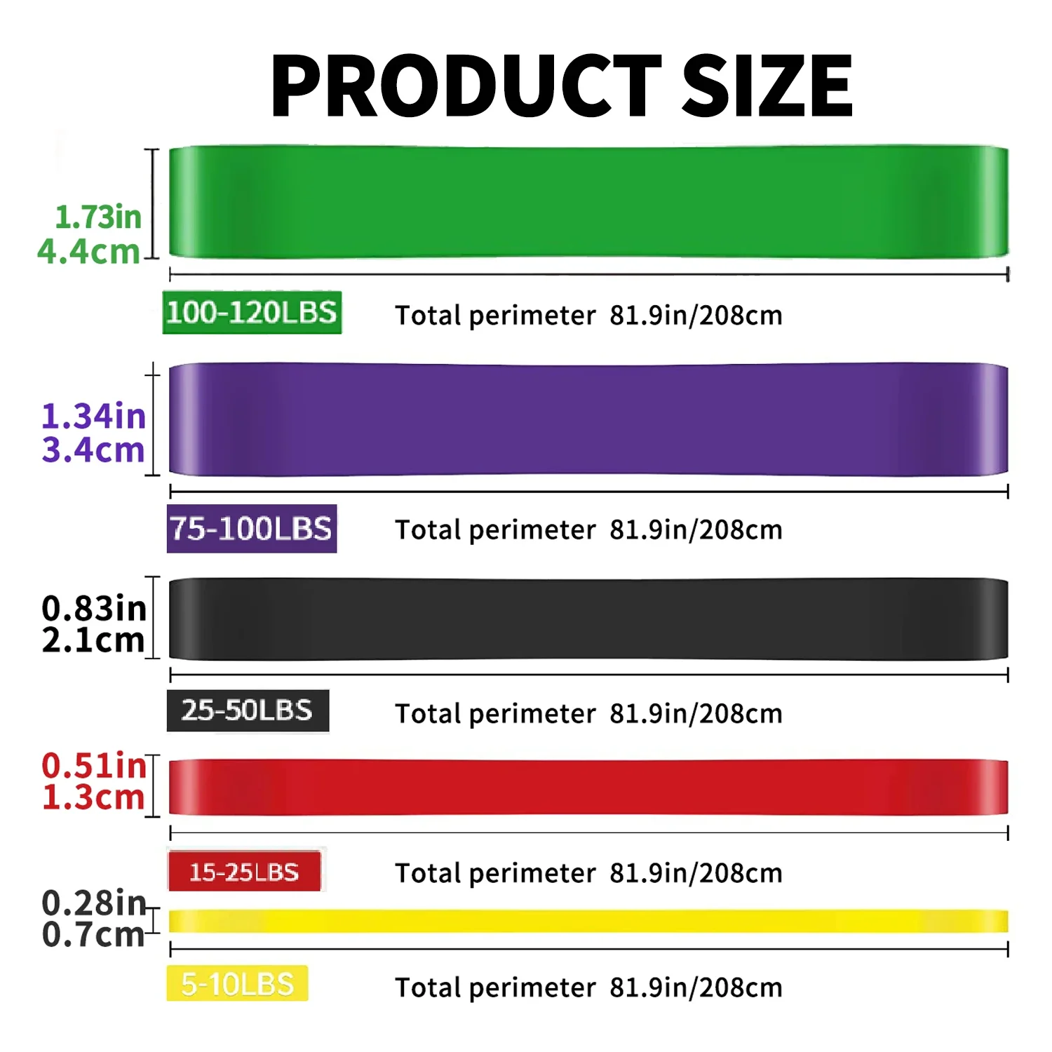 Резиновая лента для фитнеса силовая тренировка эластичная расширитель