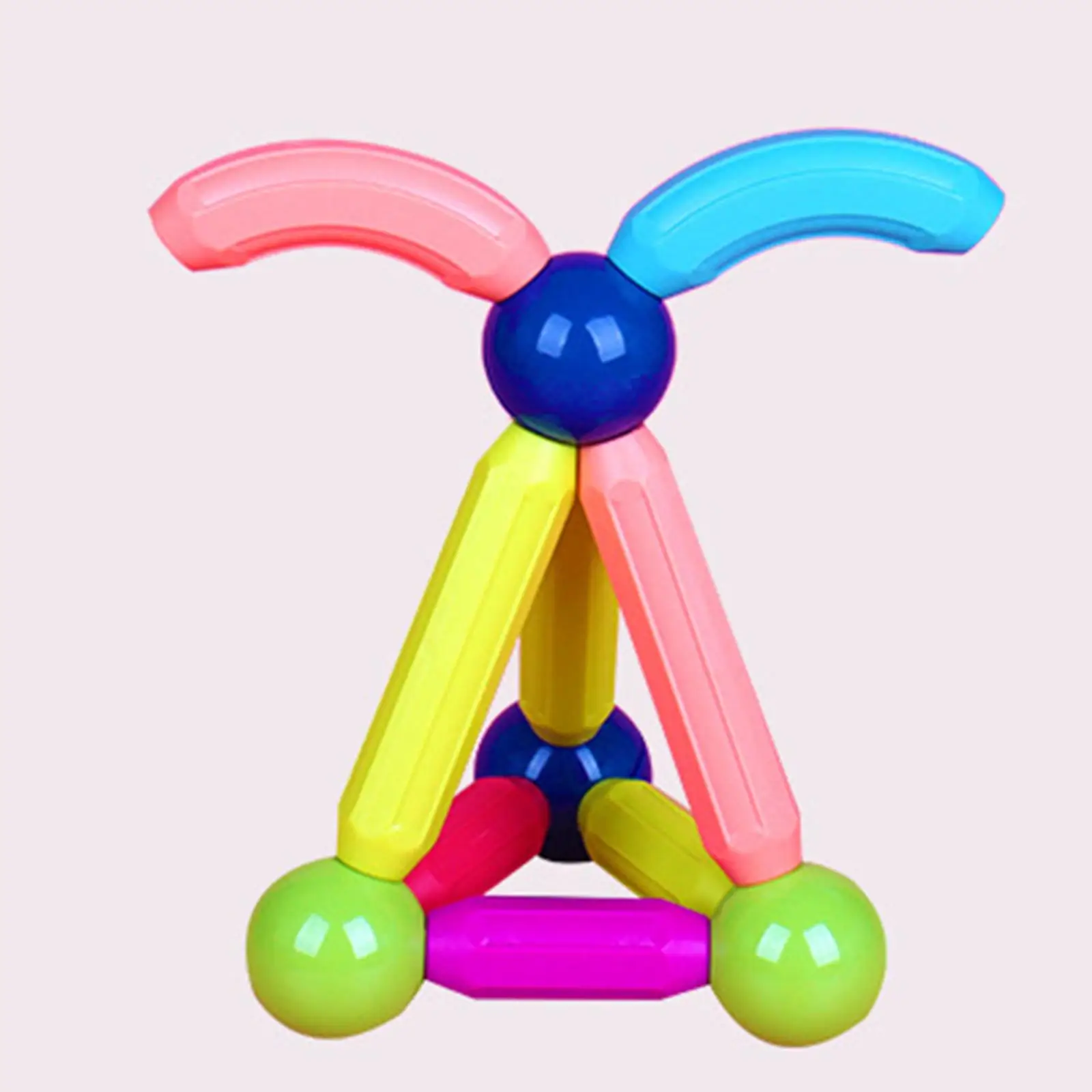 

Конструктор с магнитной палочкой, игровой набор для строительства, магнитные шарики и стержни для детей