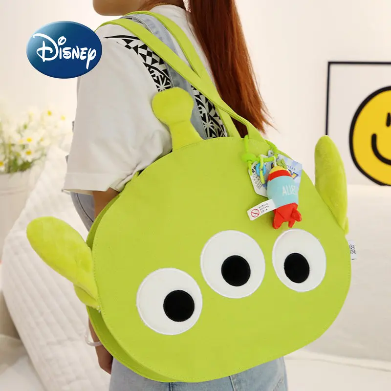 Disney Toy Story Original 2023 New Women's Handbag Cartoon Fashion Women's Bag Large Capacity Doll Shopping Bag Shoulder Bag