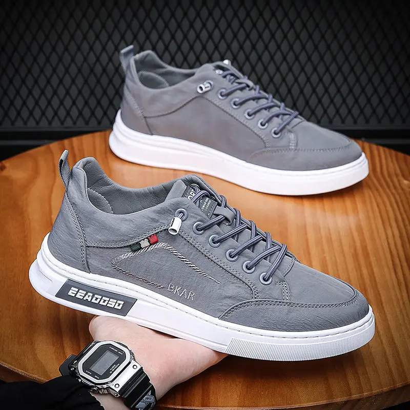 

2022 New Trend All-match Cloth Shoes Men's Flat Shoes Casual Ice Silk Summer Breathable Thin Slip-on Shoes Vulcanized Shoes Men