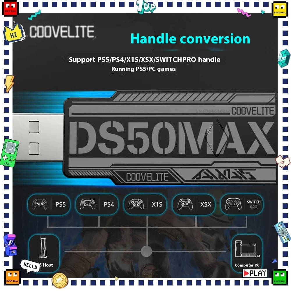 Конвертер для геймпадов DS50 Pro Max Xbox Elite 2-го поколения XS XSX XSS BIGBIGWON Apex4 игровые