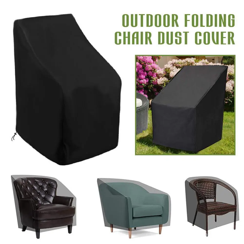 

Stacked Chair Dust Cover Storage Bag Outdoor Garden Patio Waterproof Protector Organizer Quality Dustproof Furniture Chair O3X6