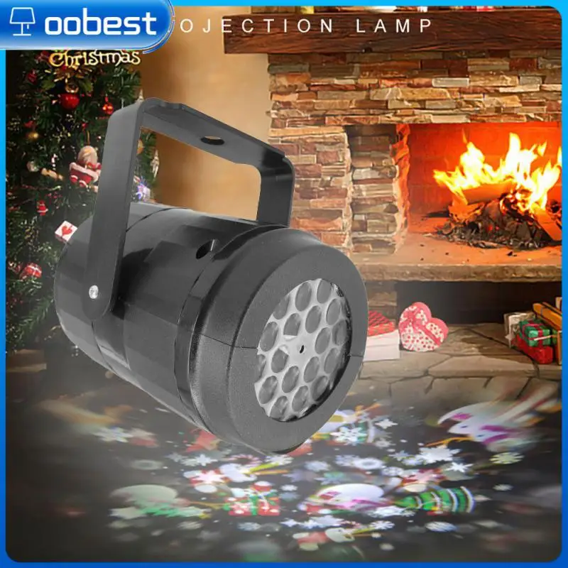 

Led Snowflake Light Household Holiday Party Supplies Christmas Led Projection Light Usb Special Lamp 16 Pattern Led Stage Lights