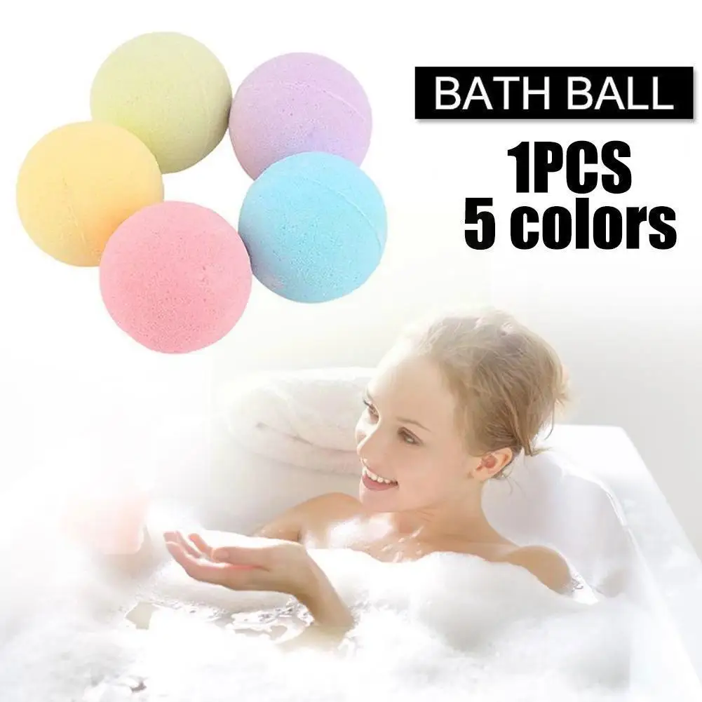 

5pcs Bath Bomb Skin Whitening Bath Salt Body Moisturizing Salt Ball Bombs Bath Bath Bubble Natural Ball A1m9