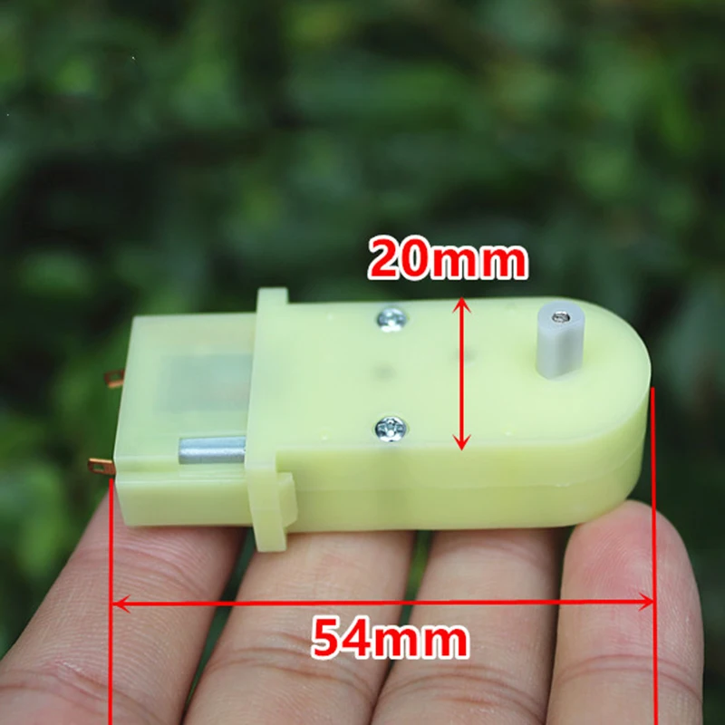 Миниатюрный мотор-редуктор 030, постоянный ток 3 В, 5 В, 6 в, медленная скорость, 39 об/мин-78 об/мин, Редукционный двигатель L-образной формы для «сделай сам», хобби, Игрушечная модель умного автомобиля