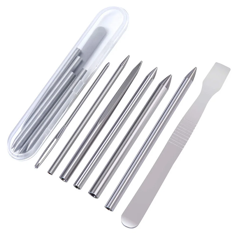 

Paracord FID Lacing Stitching Needles Camping Home Leather Weaving Smoothing Tool Stainless Steel Hiking Handmade Portable DIY
