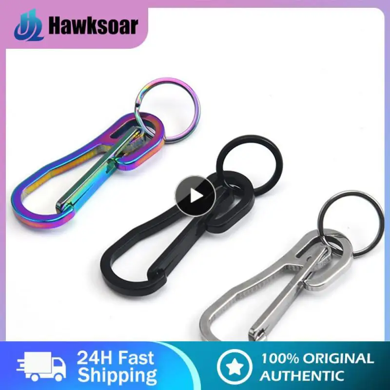 

Stainless Steel Feel Good Stainless Steel Keychain Durable Multifunctional Pendant Specular Treatment Car Key Chain Key Chain