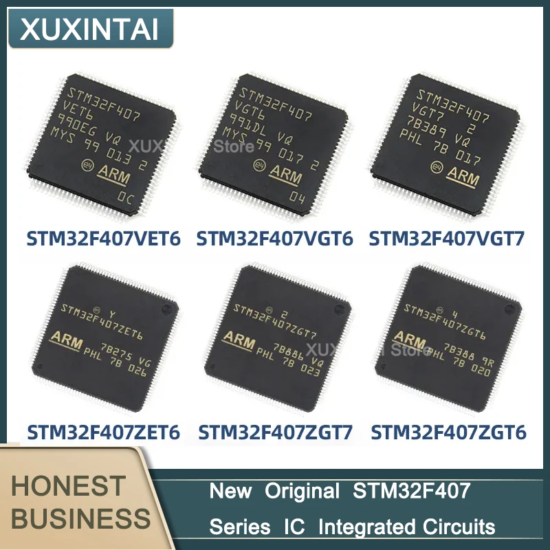 Новый оригинальный чип STM32F407 Series IC MCU STM32F407VET6/VGT6/VGT7 STM32F407ZET6/ZGT7 STM32F407ZGT6/IGT6 stm32f407196/IEH6