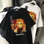 Футболка мужская с принтом из японского аниме рассекающий демонов