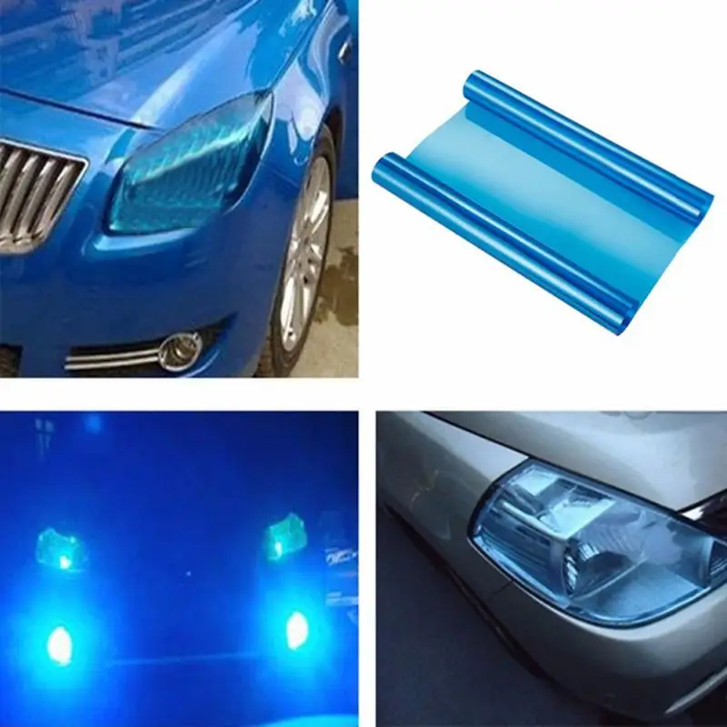

Film Self-adhesive Fog Lamp Headlight Tail Light Tone Car Light Sticker Waterproof Durable Tint Vinyl Film Sticker Universal