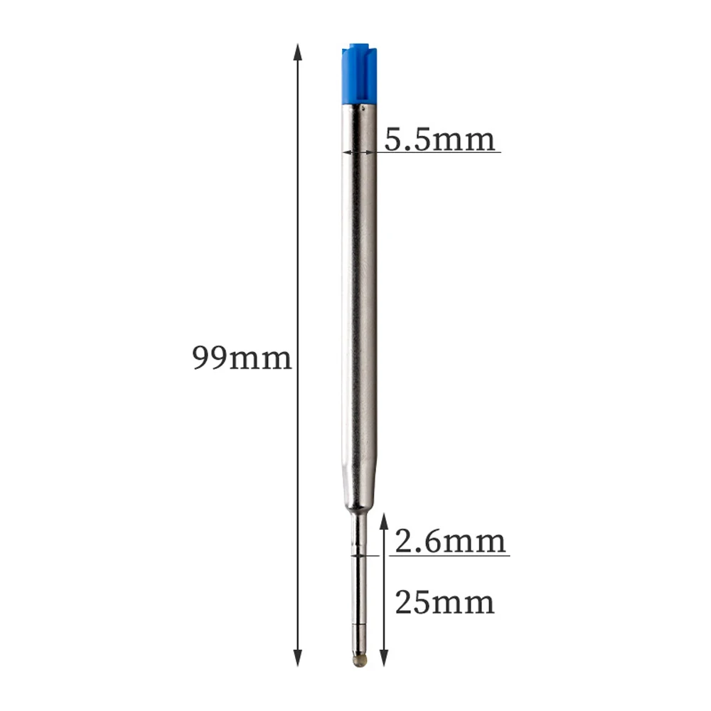 10 шт. металлические стержни для шариковых ручек 0 5 мм |