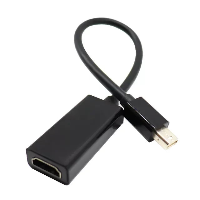 

Мини-порт дисплея HDMI-совместимый конвертер Mini DP порт дисплея в HDMI-совместимый адаптер кабель для Macbook Pro