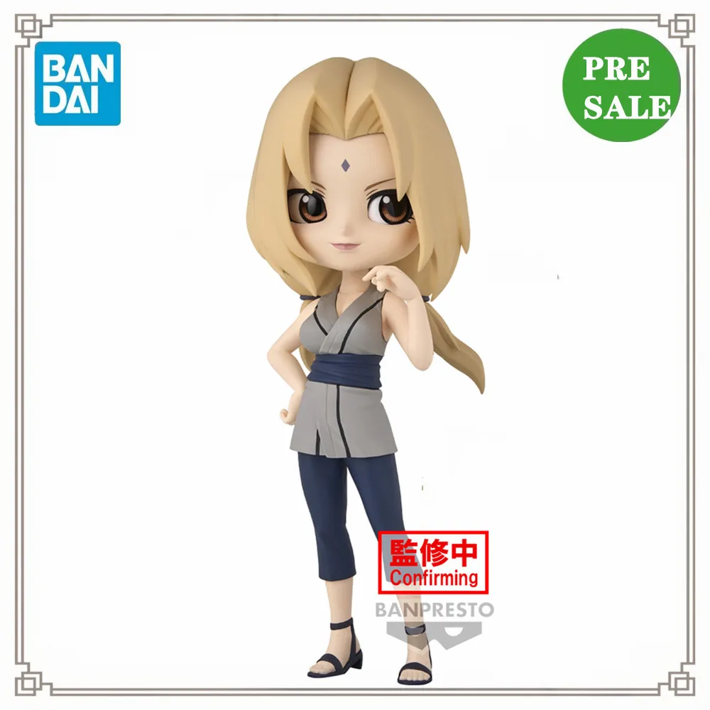 

Naruto Tsunade Qposket Cute Toys Shippuden Figure Original PVC Action Figures Bandai Collector Q Posket Toys for Children 14cm