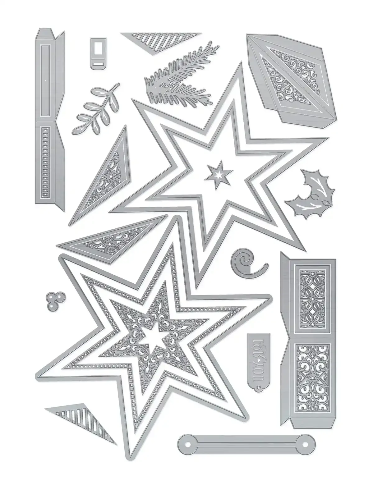 Металлический Набор для высечки декоративный Овальный бриллиантовый ящик