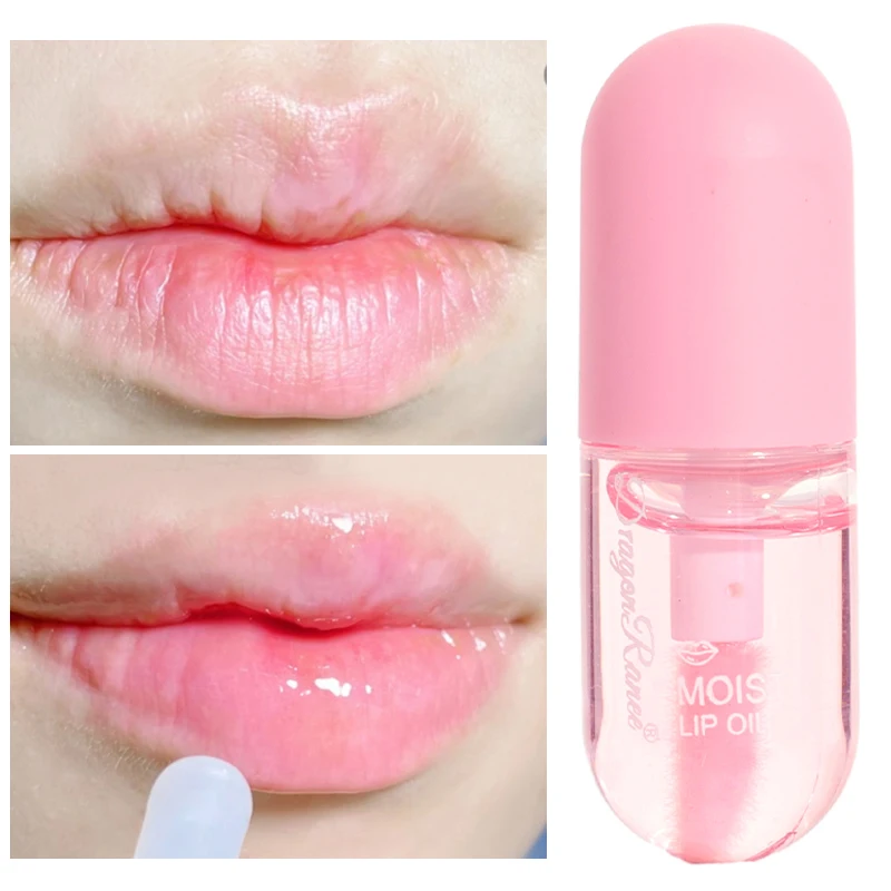 

Capsule Crystal Jelly Lip Oil Lasting Hydrating Plumping Anti Drying Lip Gloss Coat Lipstick Tint Clear Serum Lip Balm Cosmetics