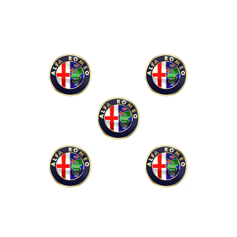 

11 мм 14 мм алюминиевые металлические наклейки с эмблемой ключа автомобиля для Alfa Romeo Giulietta GT 159 147 156 Mito Brera Giulia F1 Stelvio Volante