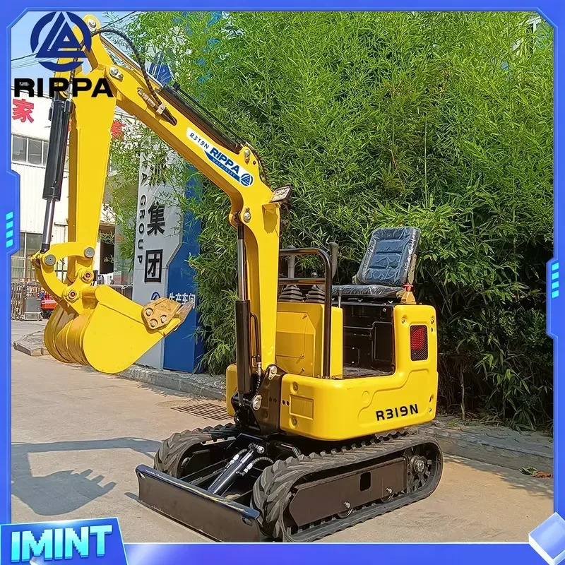 Фото Мини-экскаватор Rippa R319N: Официальная единая розничная цена, двигатель EPA, гусеничный экскаватор для фермерских работ, новый бытовой экскаватор №5