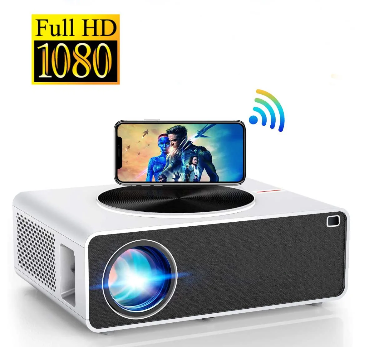 

4k 1080P Full HD Projector 7200 Lumens 300inch Portable LCD Home Theater Movie LED Projector