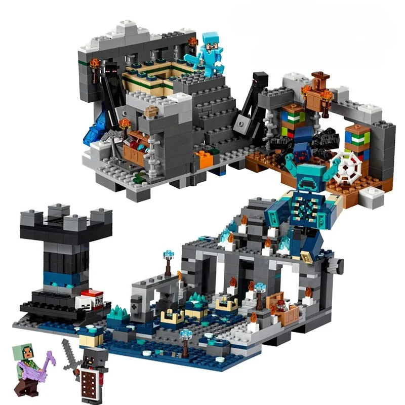 Крест-свисток Redstone Battle My Worlds Village Tree House Совместимость 21246 Dark World Building Кирпичи