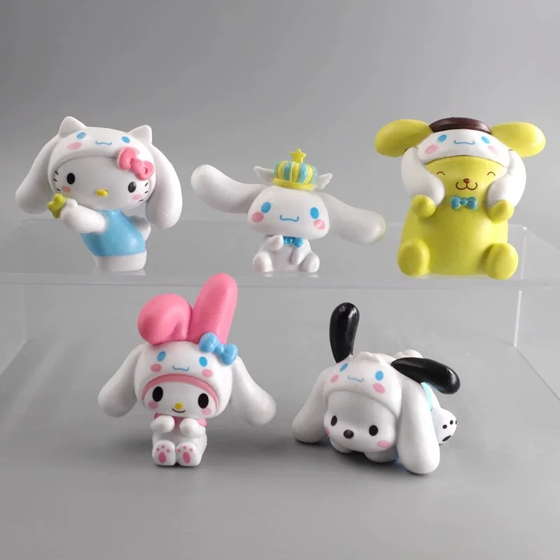 Фото Набор из 5 милых аниме-патчей с персонажами Pachacco, My Melody, Cinnamoroll: декоративные нашивки для рукоделия, подарок на день рождения №1