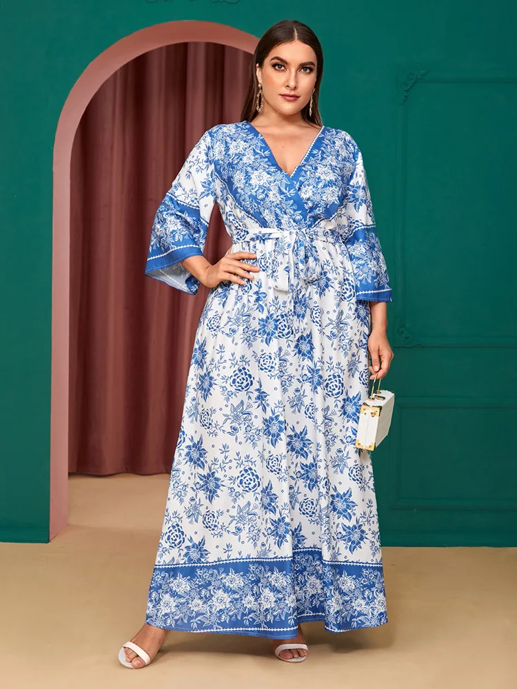 

Ramadan Caftan Dress Abaya Women 2023 Dubai Arabic Turkey Islam Middle East Modest Dress Kaftans for Woman Robe Djellaba Femme