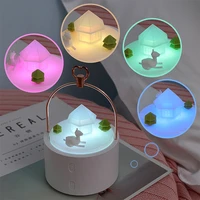new dream music lamp usb rechargeable romantic colorful rotating light stepless dimming bedside atmosphere light creative gifts