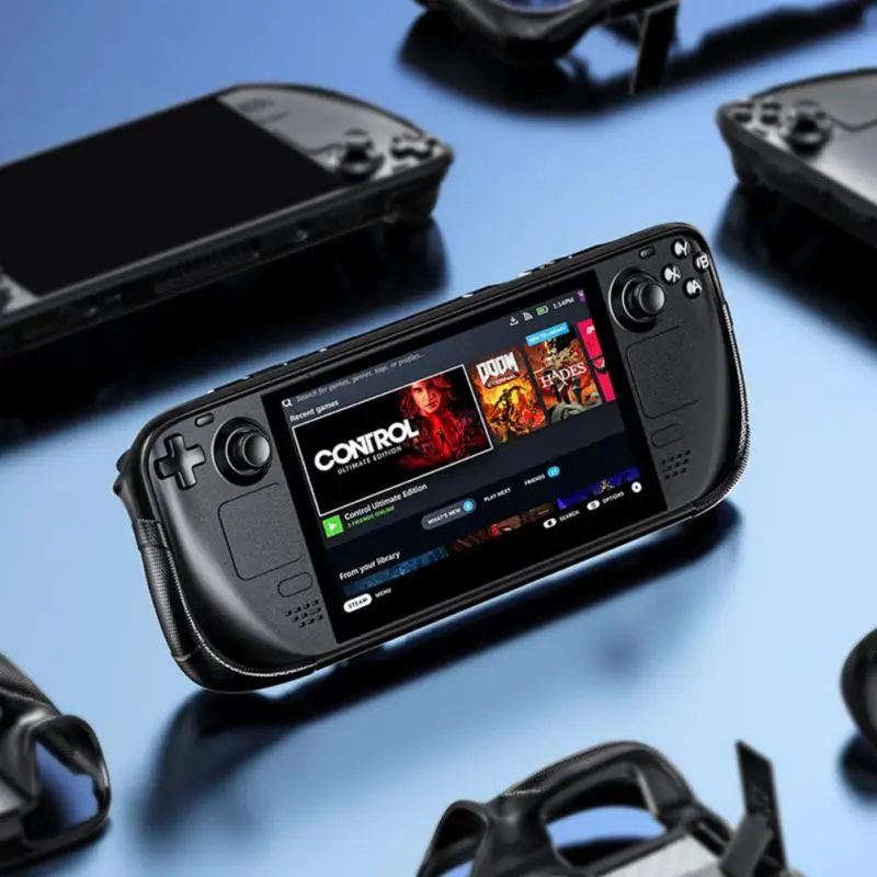 

Heat Radiation Protective Cover Fall Prevention Handheld Anti-skidding Game Console For Steam Deck Protective Case Portable