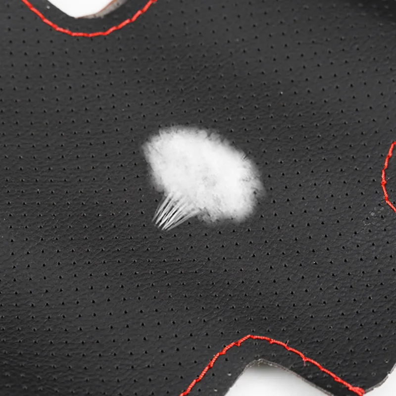 Перфорированный кожаный чехол на руль автомобиля из микрофибры защитная