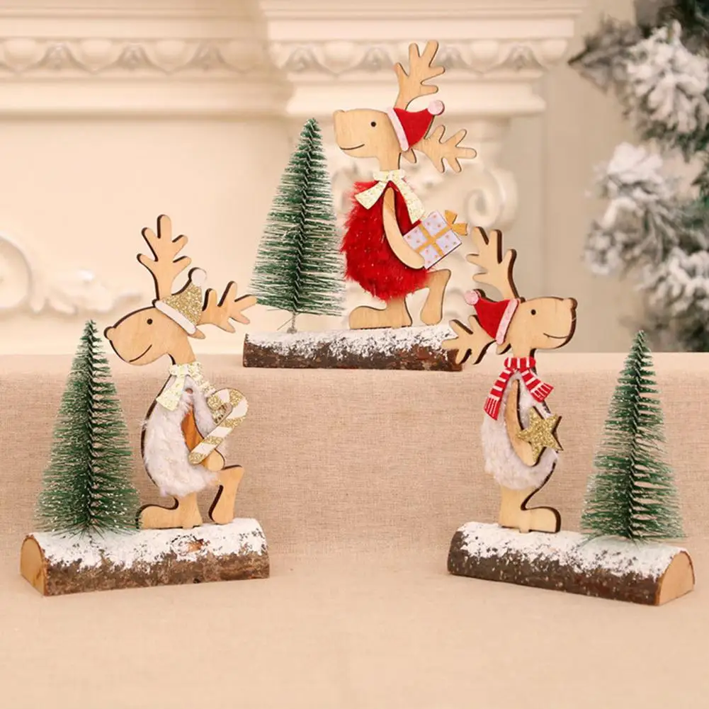 

Festive Atmosphere Exquisite Office Desktop Decor Simulation Pine Tree Christmas Window Ornament Party Supplies