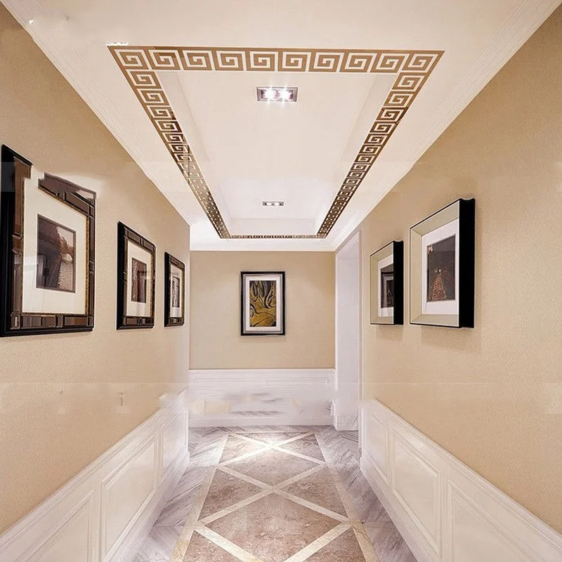 Линия талии акриловые зеркальные наклейки на стену домашний декор гостиная