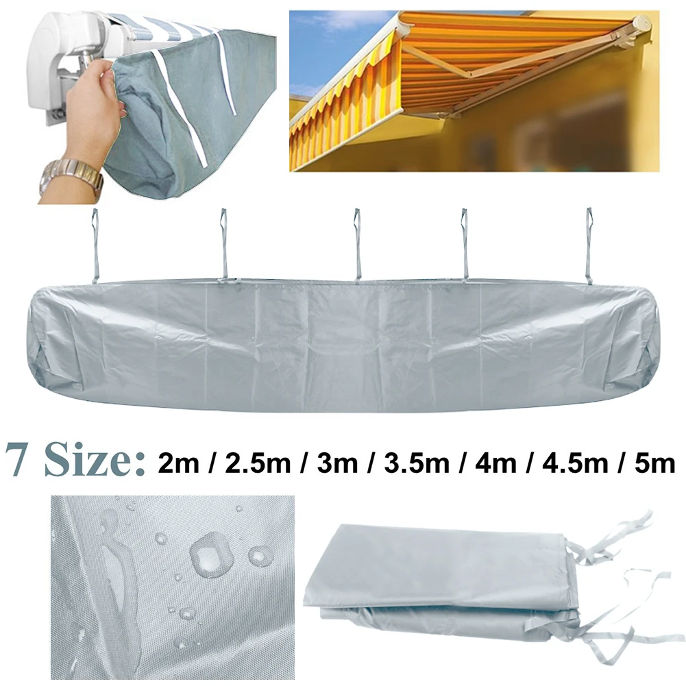 7 Sizes Patio Awning Protector Cover Garden Rain Shed Storag