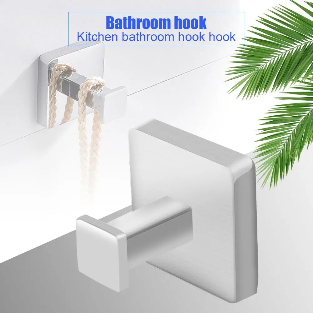 

Крючок для одежды с креплением на стену или дверь, практичный и прочный органайзер для одежды и полотенец с хромированным покрытием для спа...