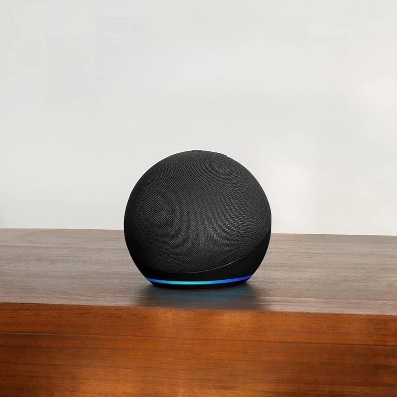 Фото Умная колонка с дисплеем-часами |   Комплект голосовых помощников Alexa Echo Dot 5-го и 4-го поколений №1