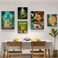 disney bambi and thumper classic vintage posters kraft paper vintage poster wall art painting study kawaii room decor