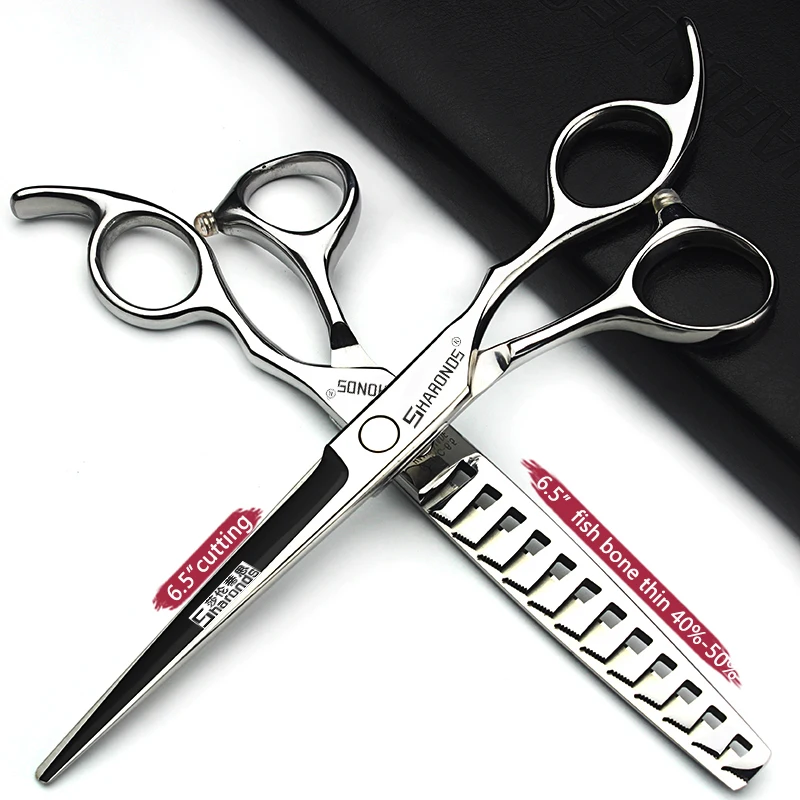 

6.5 Inch Grooming Scissors Hair Scissor Stylist Thinning Scissors for Dog Seamless Fishbone Accesorios De Peluquería for Pet