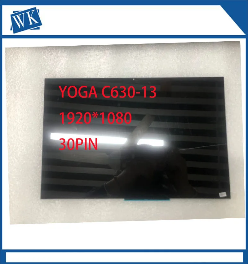 Lenovo Yoga C630-13 13, 3  FHD 1080P LCD ekran meclisi dokunmatik ekran  cam Panel de i tirme