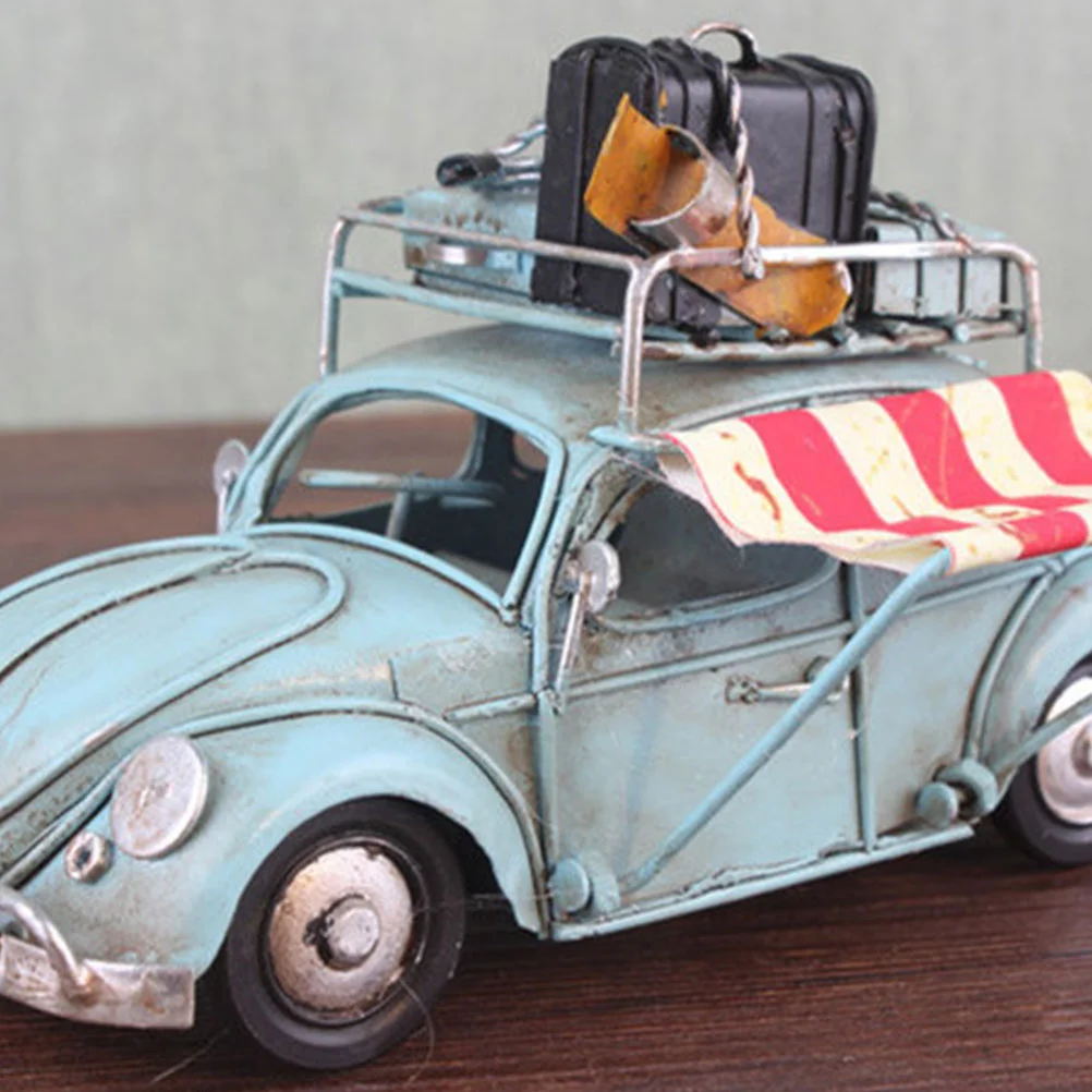 Литой под давлением Volkwagen Beetle игрушка винтажный декор украшение для дома