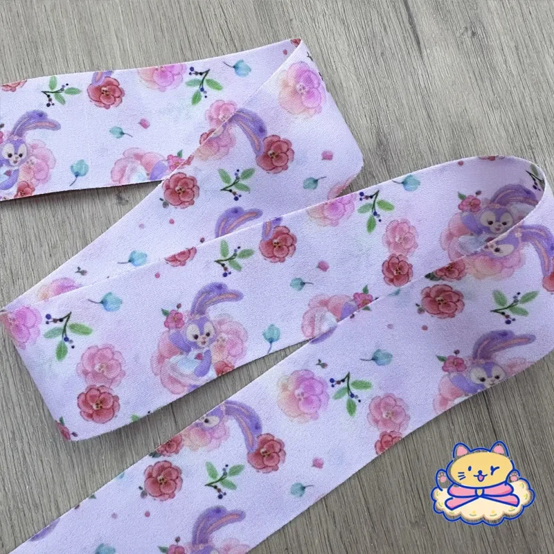 Утолщенная шифоновая повязка для волос с кроличьими ушками ручная работа сделай