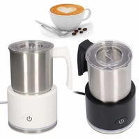 electric milk frother detachable quiet automatic hot cold milk foamer for coffee hot chocolate eu plug 220%e2%80%91240v home appliance