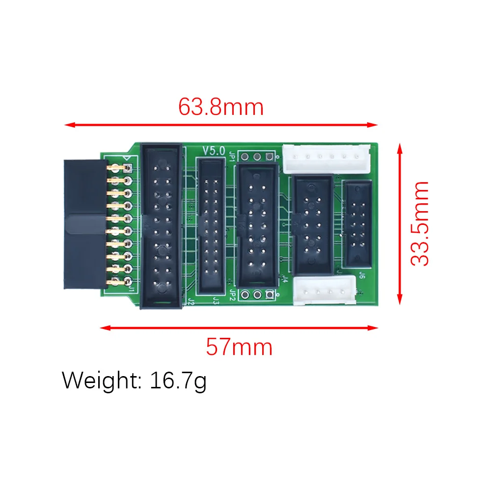 Для JLINK V8 V9 адаптер пластина JTAG к SWD многофункциональный для ULINK2 STLINK V2