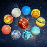 solar system stress balls moon star solid soft ball for teaching kids adults planetary bouncy ball